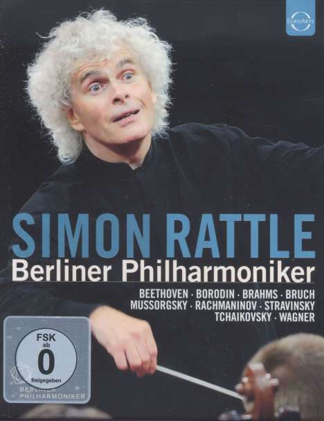 Simon Rattle &amp; Berliner Philharmoniker, 4 Blu-ray Discs