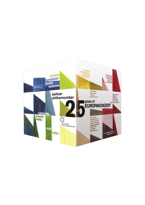 Berliner Philharmoniker - Europakonzerte 1991-2015 (25 DVDs), 25 DVDs