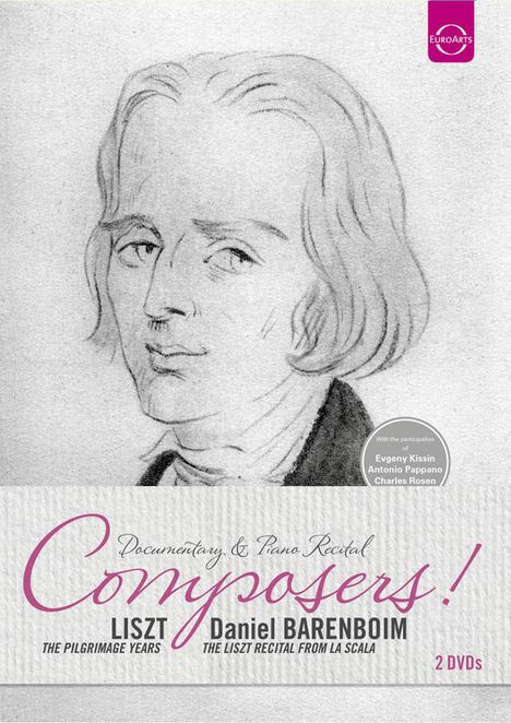 Franz Liszt (1811-1886): "Liszt - The Pilgrimage Years" &amp; "Barenboim - The Liszt Recital From La Scala", 2 DVDs