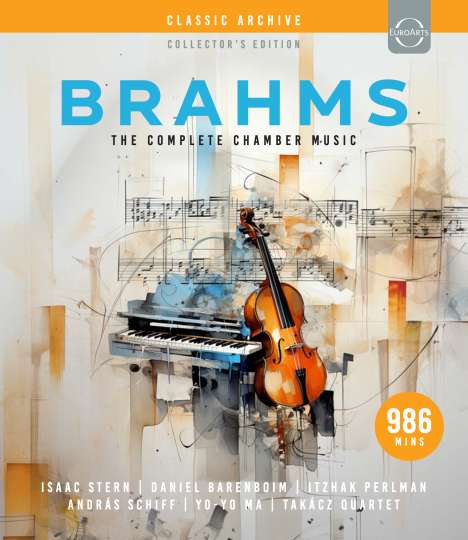 Johannes Brahms (1833-1897): Kammermusik (Gesamt-Aufnahme auf einer Blu-ray), Blu-ray Disc