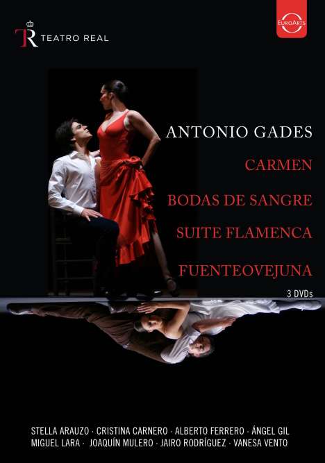 Antonio Gades - Sapnish Dance from the Teatro Real, 3 DVDs