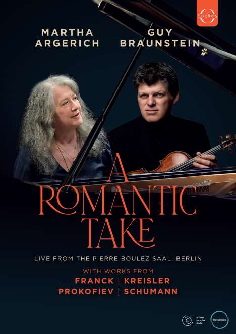 Guy Braunstein &amp; Martha Argerich - A Romantic Take, DVD