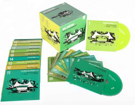 Berliner Philharmoniker - Waldbühne (20 ausgewählte Konzerte aus den Jahren 1998-2022), 20 Blu-ray Discs