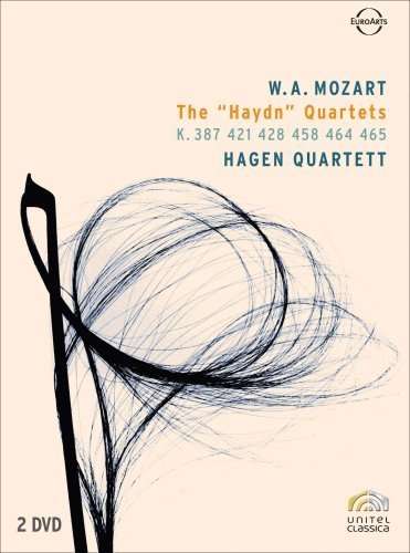 Wolfgang Amadeus Mozart (1756-1791): Streichquartette Nr.14-19 "Haydn-Quartette", DVD