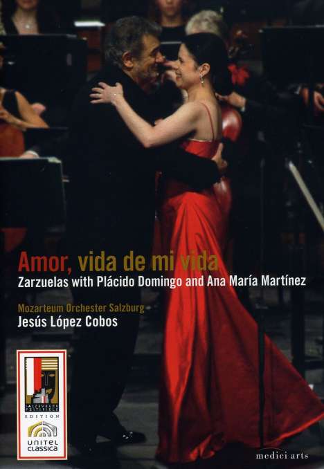 Placido Domingo &amp; Ana Maria Martinez - Amor, vida de mi vida, DVD