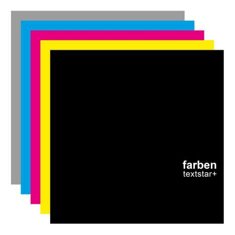 Farben: Textstar/+, 2 LPs