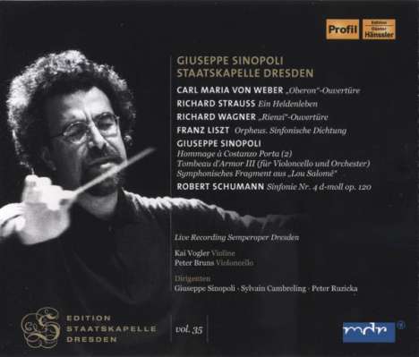 Giuseppe Sinopoli dirigiert die Staatskapelle Dresden, 2 CDs