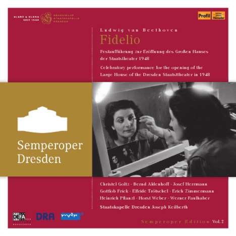 Ludwig van Beethoven (1770-1827): Fidelio op.72, 1 CD und 1 DVD