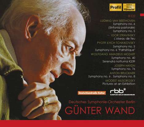 Günter Wand &amp; das Deutsche Symphonie-Orchester Berlin (Rundfunk-Aufnahmen), 8 CDs