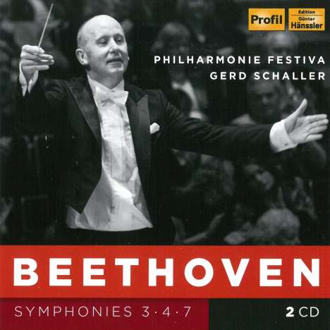 Ludwig van Beethoven (1770-1827): Symphonien Nr.3,4,7, 2 CDs