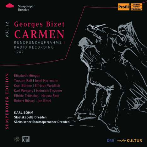 Georges Bizet (1838-1875): Carmen (in deutscher Sprache), 3 CDs
