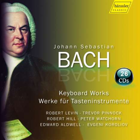 Johann Sebastian Bach (1685-1750): Sämtliche Werke für Tasteninstrumente (Cembalo / Klavier), 26 CDs