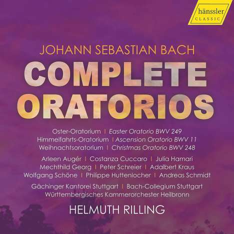 Johann Sebastian Bach (1685-1750): Helmuth Rilling - Complete Bach Oratorios, 4 CDs