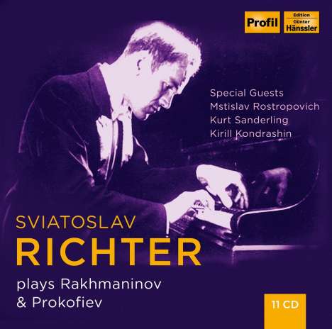 Svjatoslav Richter plays Rachmaninoff &amp; Prokofieff, 11 CDs