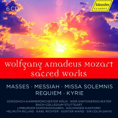 Wolfgang Amadeus Mozart (1756-1791): Geistliche Werke, 6 CDs