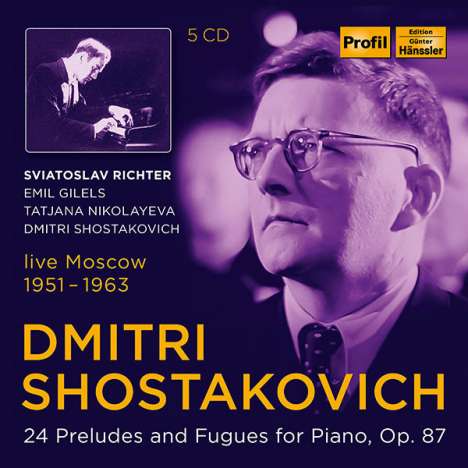 Dmitri Schostakowitsch (1906-1975): Präludien &amp; Fugen op.87 Nr.1-24, 5 CDs