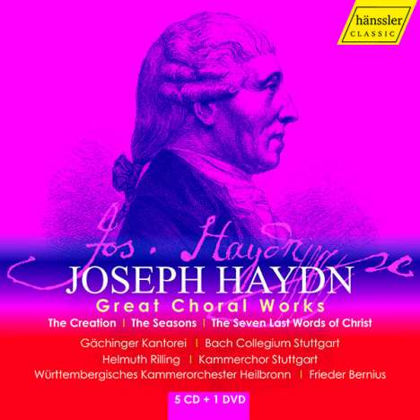 Joseph Haydn (1732-1809): Große Chorwerke, 5 CDs und 1 DVD