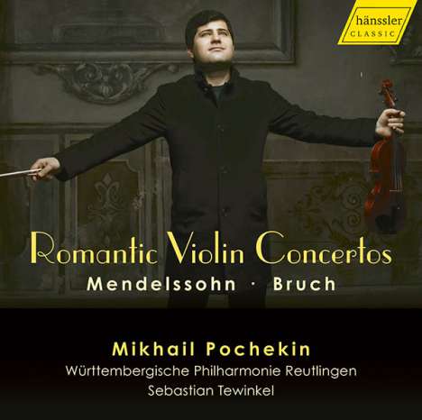 Mikhail Pochekin - Romantic Violin Concertos, CD