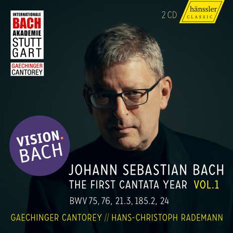 Johann Sebastian Bach (1685-1750): Vision.Bach 1 - Kantaten vom 1.bis 4.Sonntag nach Trinitatis des 1.Leipziger Jahrgangs 1723, 2 CDs