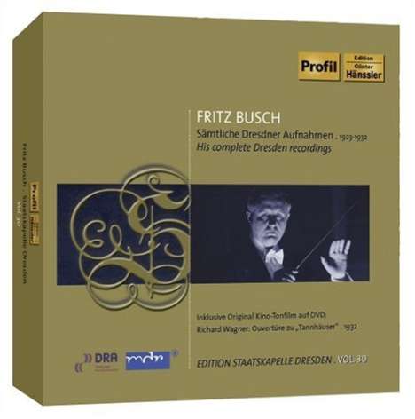 Fritz Busch 1923-1932, 3 CDs und 1 DVD