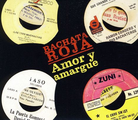 Bachata Roja: Amor Y Amargue, CD