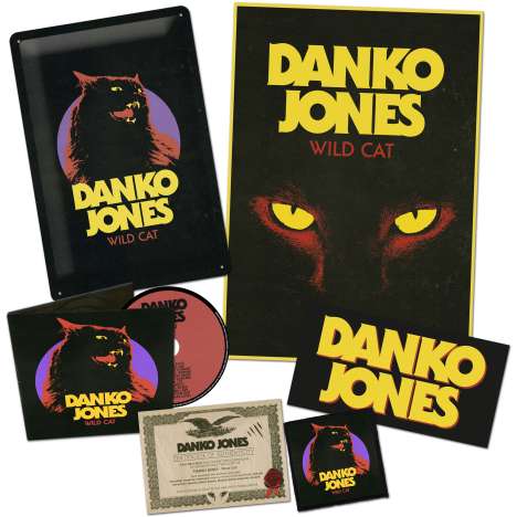 Danko Jones: Wild Cat (Limited-Edition-Box-Set), 1 CD und 1 Merchandise