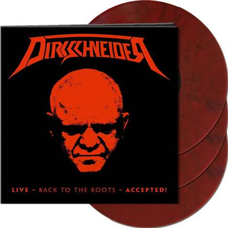 Udo Dirkschneider: Live - Back To The Roots - Accepted! (Limited-Edition) (Red Black Marbled Vinyl), 3 LPs