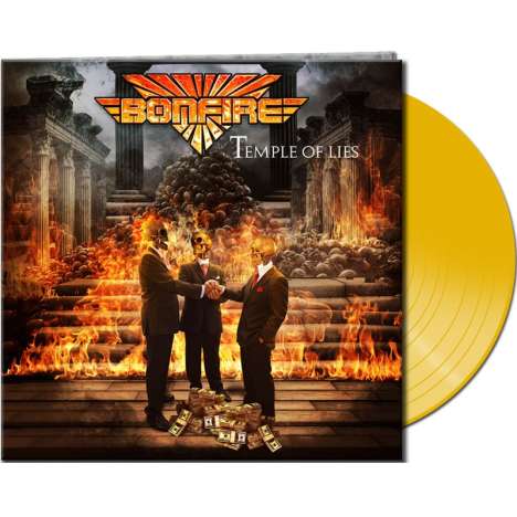 Bonfire: Temple Of Lies (Limited-Edition) (Yellow Vinyl), LP