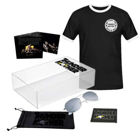 Thundermother: Heat Wave (Limited Boxset + T-Shirt Gr. M), 1 CD, 1 T-Shirt und 1 Merchandise