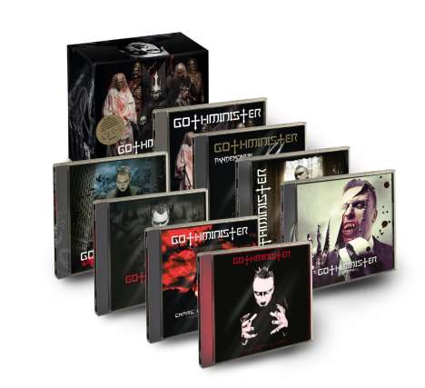 Gothminister: Monsters United (Limited Edition), 7 CDs und 1 DVD