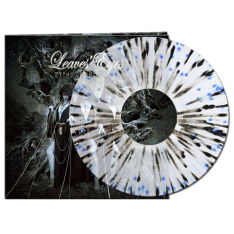 Leaves' Eyes: Myths Of Fate (Limited Edition) (Clear W/ Blue &amp; Black Splatter Vinyl), LP