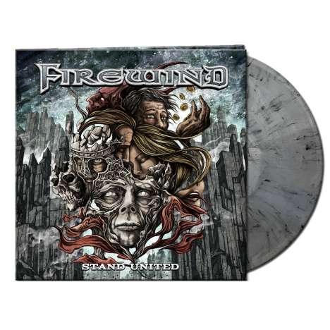 Firewind: Stand United (Limited Edition) (Silver/White/Black Marbled Vinyl), LP