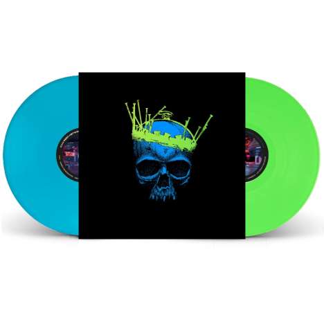 Dan Reed Network: Let's Hear It For The King (Limited Deluxe Edition) (Blue &amp; Green Vinyl), 2 LPs