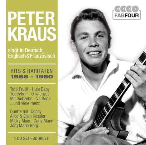 Peter Kraus: Hits &amp; Raritäten 1956-1960, 4 CDs