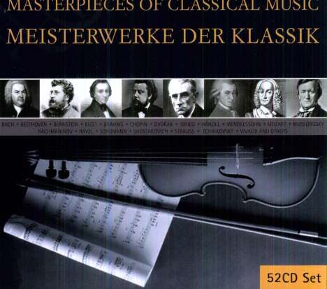Meisterwerke der Klassik, 52 CDs