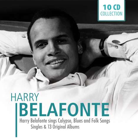 Harry Belafonte: Harry Belafonte Sings Calypso, Blues &amp; Folk Songs (Box-Set), 10 CDs