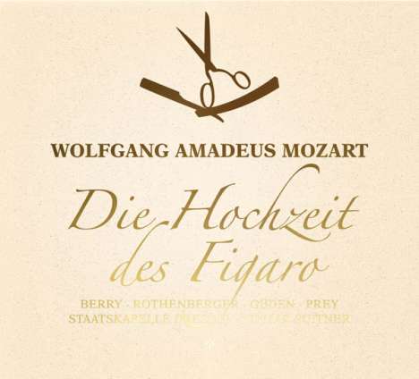 Wolfgang Amadeus Mozart (1756-1791): Die Hochzeit des Figaro (in dt.Spr.), 3 CDs