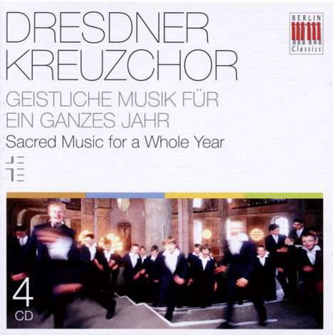 Dresdner Kreuzchor - Geistliche Musik für ein ganzes Jahr, 4 CDs