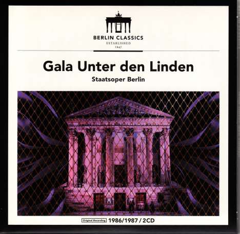 Gala Unter den Linden, 2 CDs