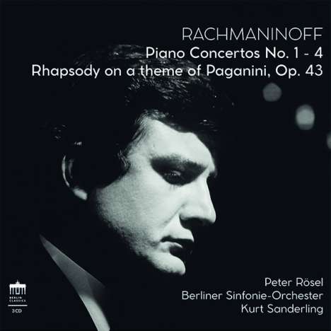 Sergej Rachmaninoff (1873-1943): Klavierkonzerte Nr.1-4, 3 CDs