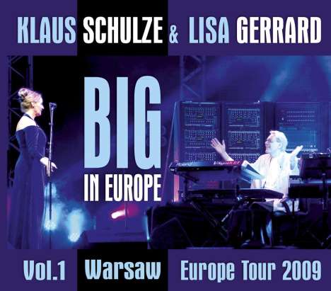 Klaus Schulze &amp; Lisa Gerrard: Big In Europe Vol. 1 - Warsaw 2009 (2DVD + CD), 1 CD und 2 DVDs