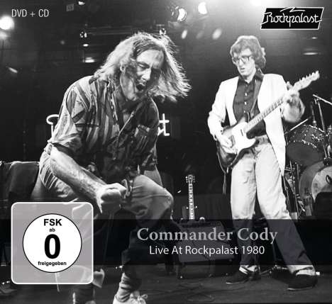 Commander Cody: Live At Rockpalast 1980, 1 CD und 1 DVD