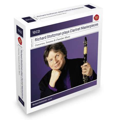 Richard Stoltzman plays Clarinet Concertos, Sonatas &amp; Chamber Music, 10 CDs