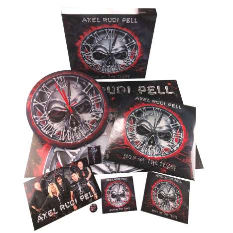 Axel Rudi Pell: Sign Of The Times (Limited Deluxe Boxset) (Red Translucent Vinyl), 2 LPs und 1 CD