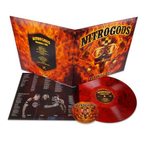 Nitrogods: Roadkill BBQ (Colored Vinyl), 1 LP und 1 CD