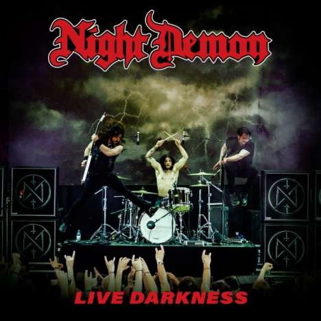Night Demon: Live Darkness (Limited-Edition) (Red Vinyl), 3 LPs und 2 CDs