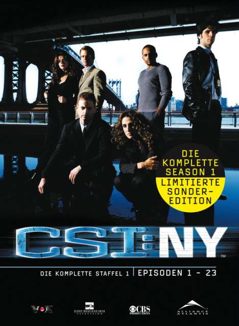 CSI New York Season 1, 6 DVDs