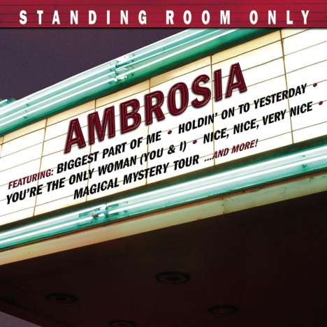 Ambrosia: Standing Room Only (Live), CD