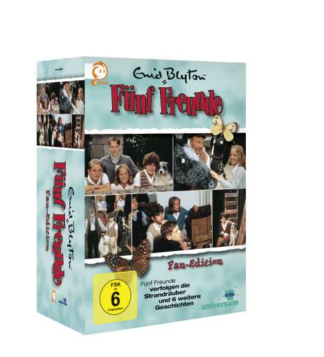 Enid Blyton: Fünf Freunde Fan-Edition Box 1, 5 DVDs