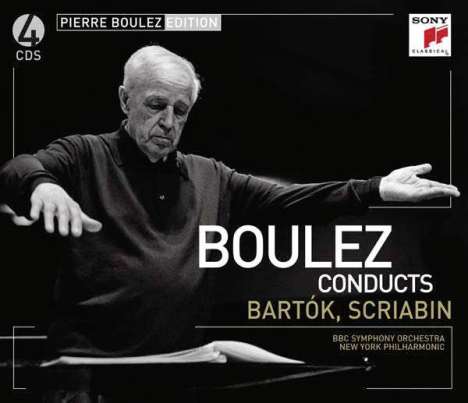 Pierre Boulez Edition (Sony):Bartok/Scriabin, 4 CDs